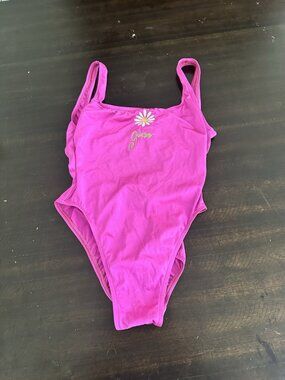 Vintage 90s Guess Swimsuit One Piece Vacation Size 7/8